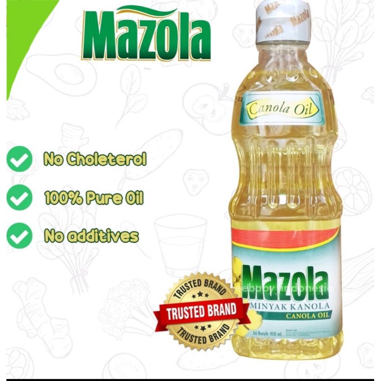 

Mazola canola oil 450 ml Lemak Tambahan MPASI