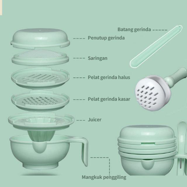 Baby Food Maker / Alat Masak MPASI / Grinder Saringan Parutan Perasan Mangkok MPASI / Pembuat Makanan Bayi Anak