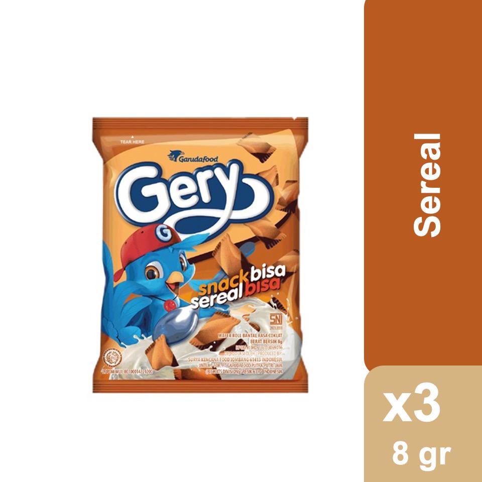 

Gery Snack & Sereal 8 gr Triple Pack