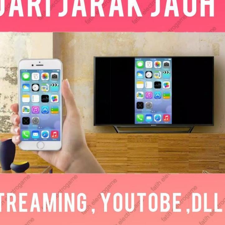 Terbaik Anycast Dongle hdmi original / anycas / anycast by ezmira tv led alat pemindah layar hp ke t