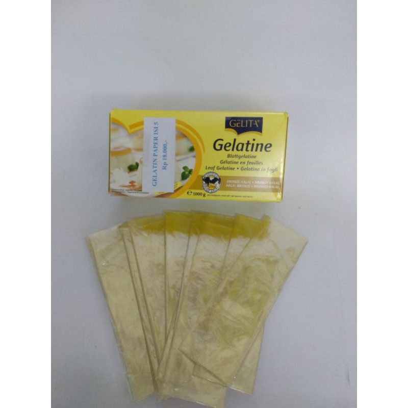 

Gelatin paper isi 5