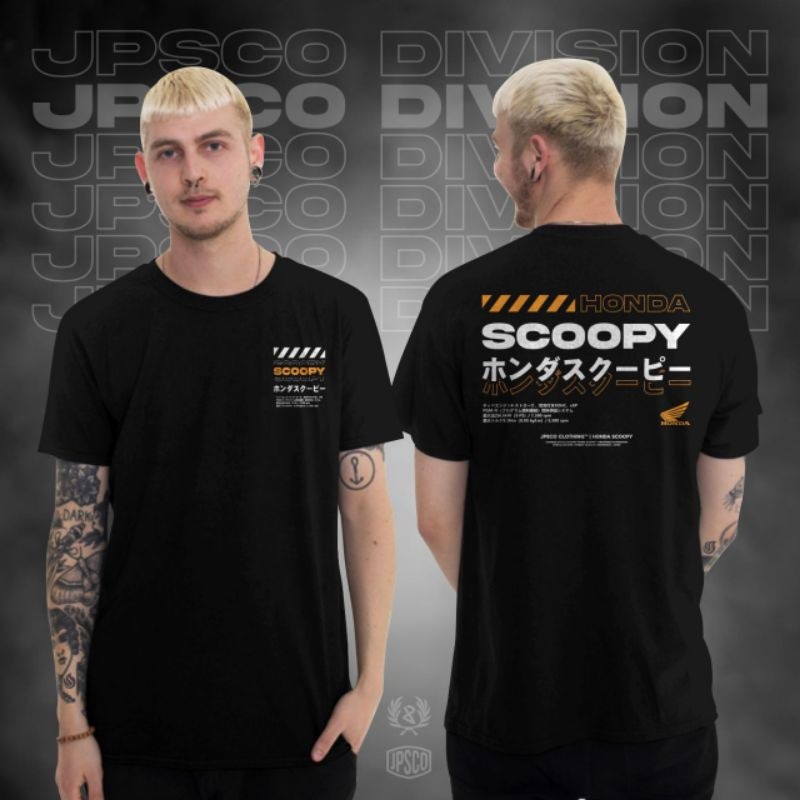 KAOS HONDA SCOOPY TRIPLE BAJU MOTOR SCOOPY ALL NEW