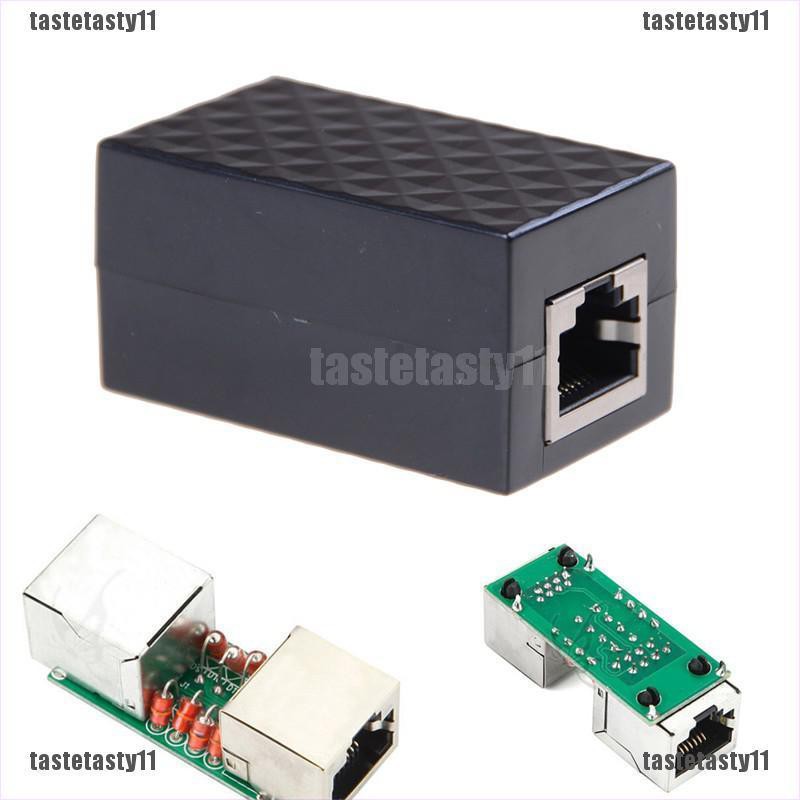 [taty] RJ 45 Adapter Ethernet Petir Surge Protector Network P