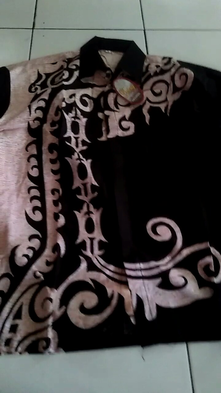 Kemeja Batik Pria/blak Sweet Andong Wayang Lengan Panjang