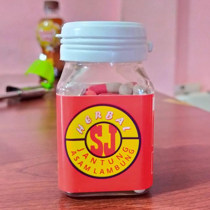 Obat Asam Lambung & Jantung Herbal Produk SJ isi 50 Kapsul .