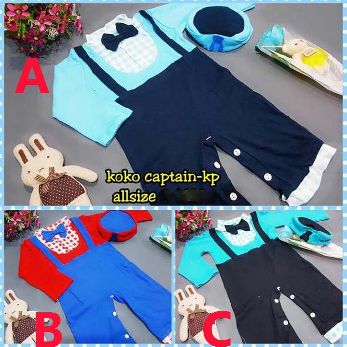 Baju Koko Bayi Baju Muslim Bayi Laki Laki Kaptein