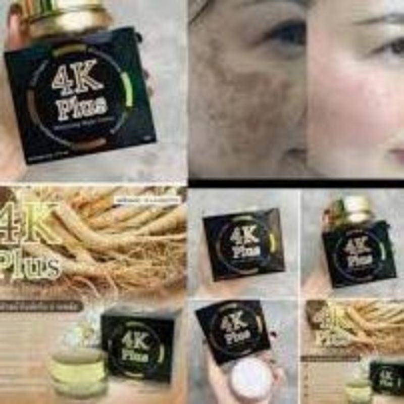 Cream 4k Plus Whitening Night 100% Original Thailand