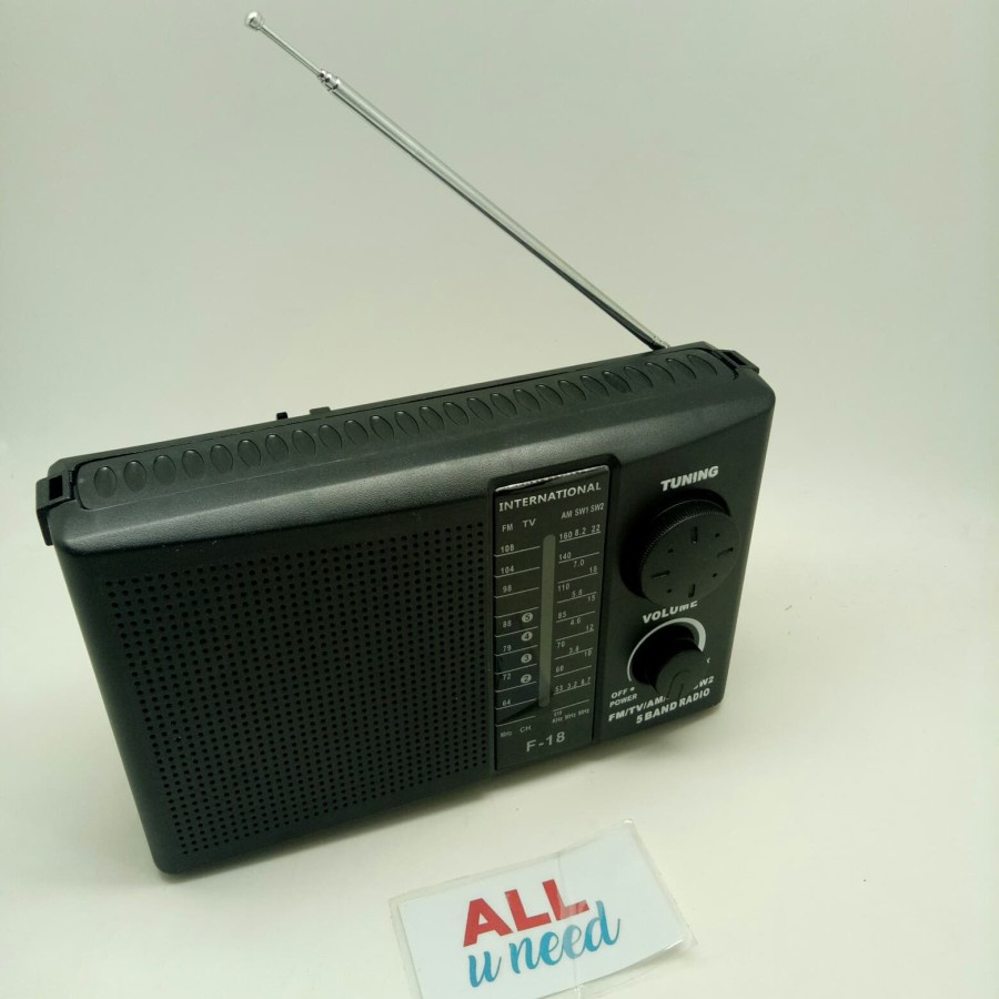 Radio Jadul F-18 International / Radio Klasik Am / Fm F18