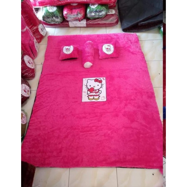 Surpet karakter ukuran 130*175 tebal 2.5 cm /karpet bulu karakter/kasur karpet/Surpet bulu