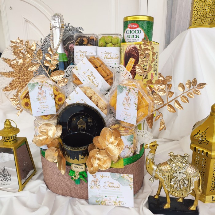 

Paket box hampers lebaran parcel idul fitri ramadhan kue kering 91 - SPARKLING juice