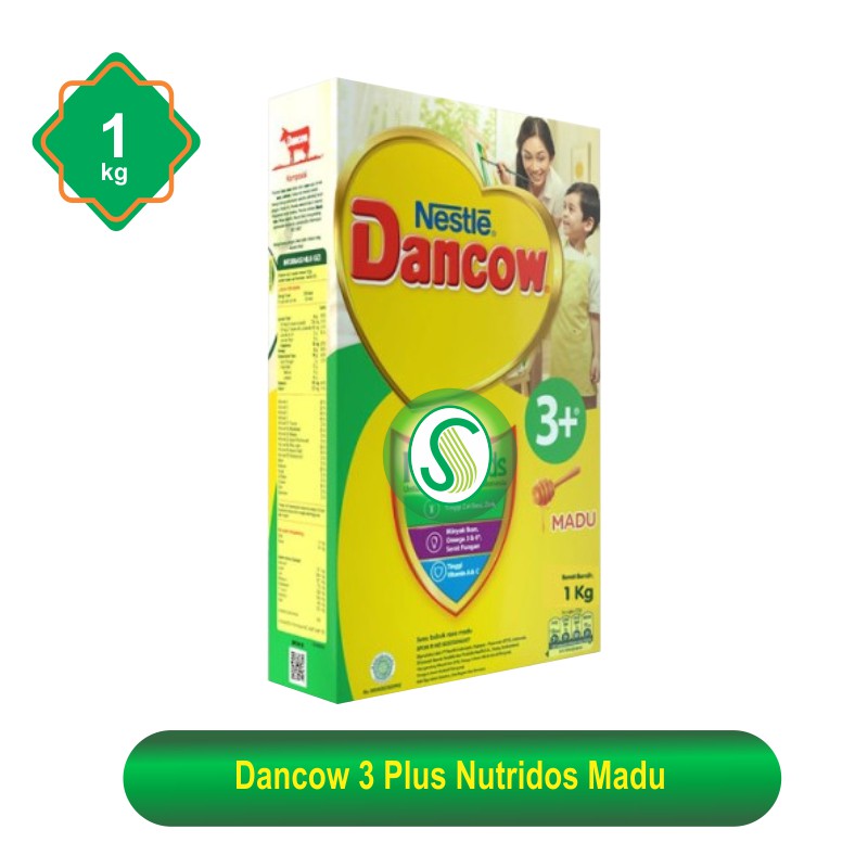 Dancow 3 + Susu Formula Anak Usia 3-5 tahun Vanilla / Madu 1kg