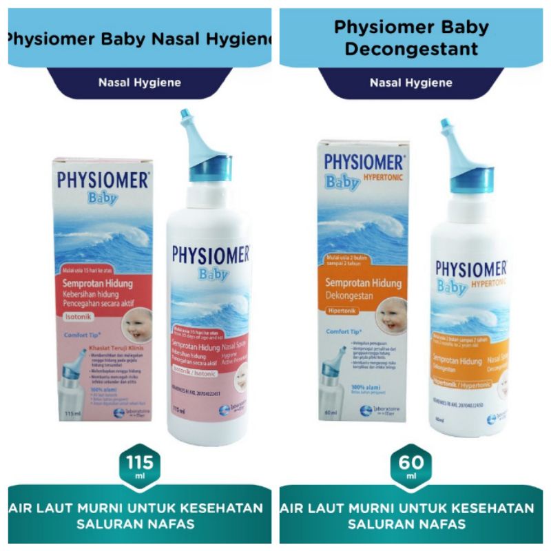 Respimer / Physiomer Baby Decongestant / Baby Nasal Hygiene with Comfort Tip - 60ml