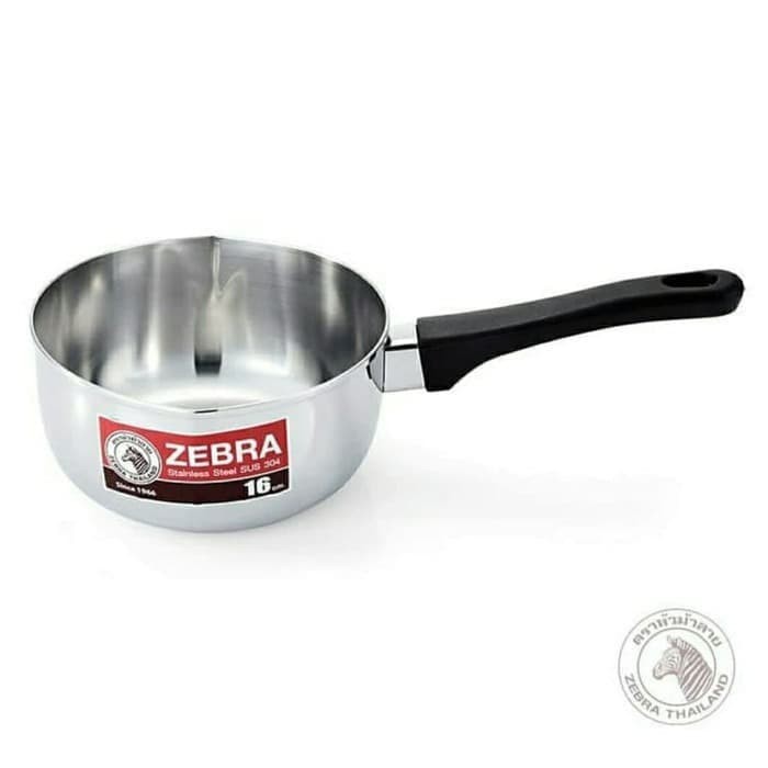 Wajan Panci Susu Panci Indomie Masak Air Sauce Pan Stainless Steel ZEBRA 16CM