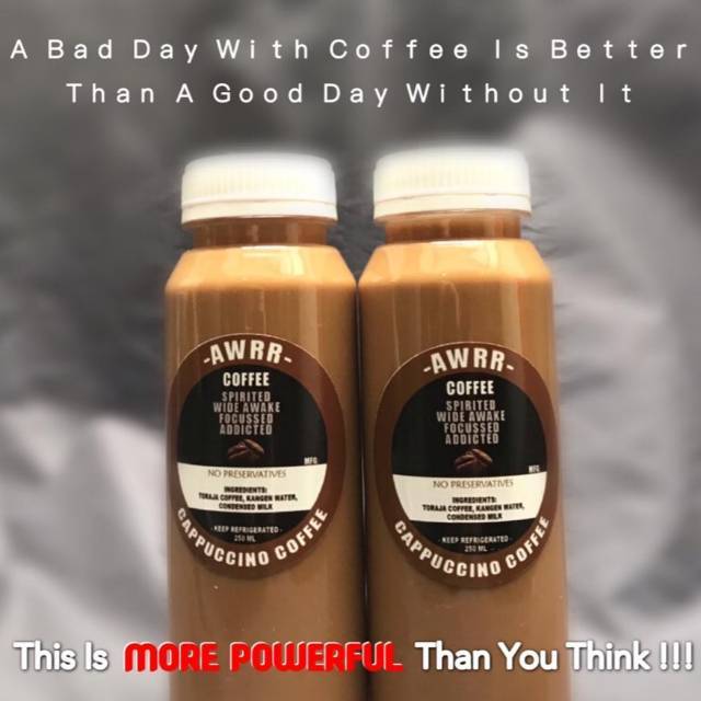

-AWRR- CAPPUCCINO (Made With KANGEN WATER) (PO 2 hari) *gojek only*