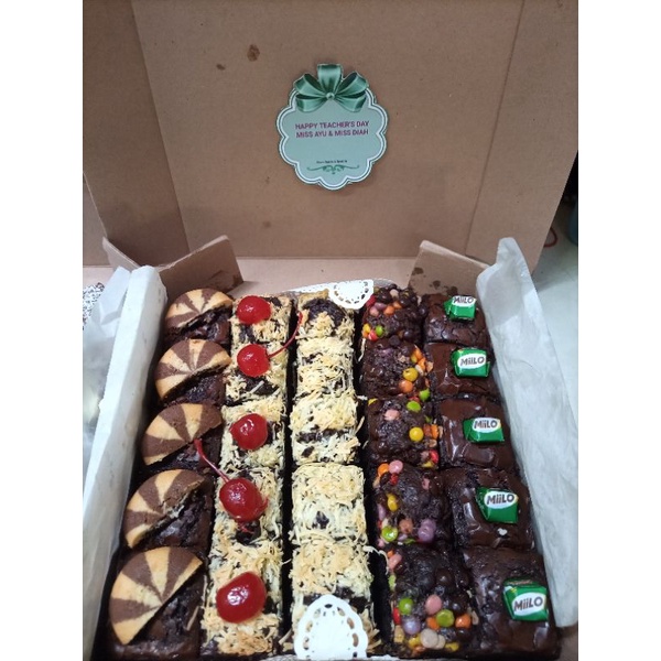 

Brownies fudgy