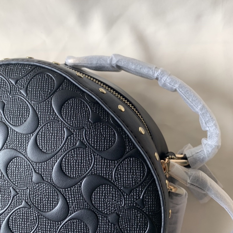 Coach Jordyn Backpack Shoulder Bag in Signature Leather with Rivets (F77688)