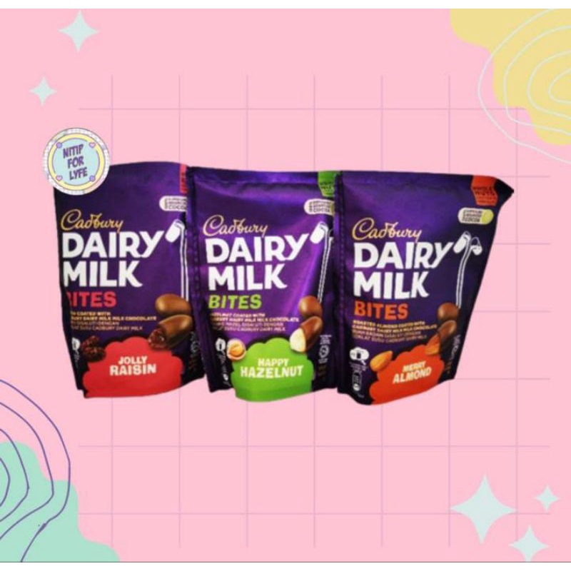 

DAIRY MILK BITES 3 varian rasa