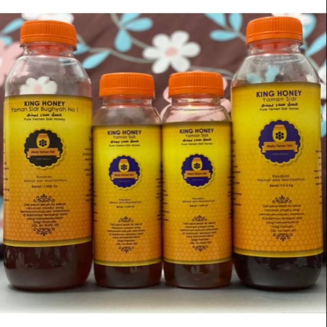 

Madu murni impor Yaman Sidr (Bidara) Bughyah 500gr, Grade No. 1 & Grade B | King Honey