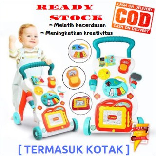 AA050 Mainan Dorong Bayi  Baby Walker Push Troli  Alat Bantu 