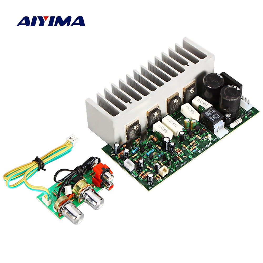 konektor Aiyima 350W Subwoofer Amplifier Board Mono High Power Subwoofer A Amplifier Board DIY