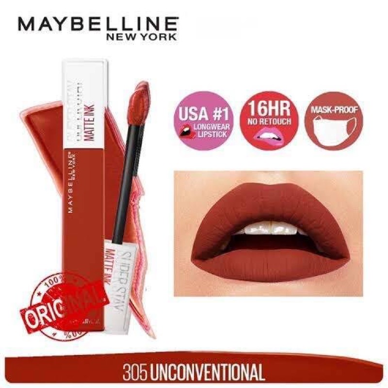 MAYBELLINE SUPERSTAY MATTE INK 305 UNCONVENTIONAL