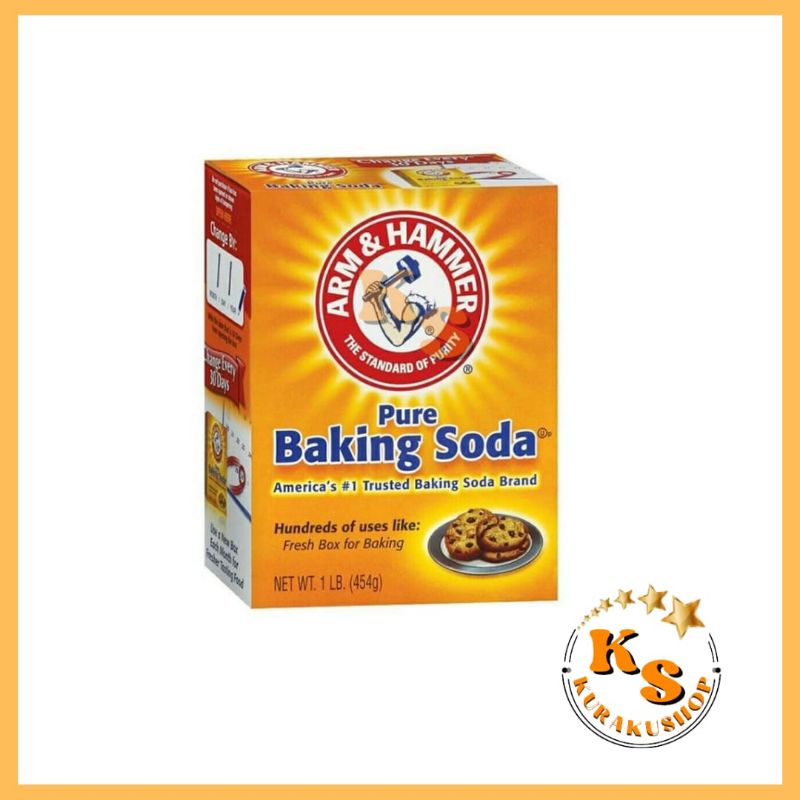 

BAKING SODA ARM & HAMMER 454 gram (BESAR)