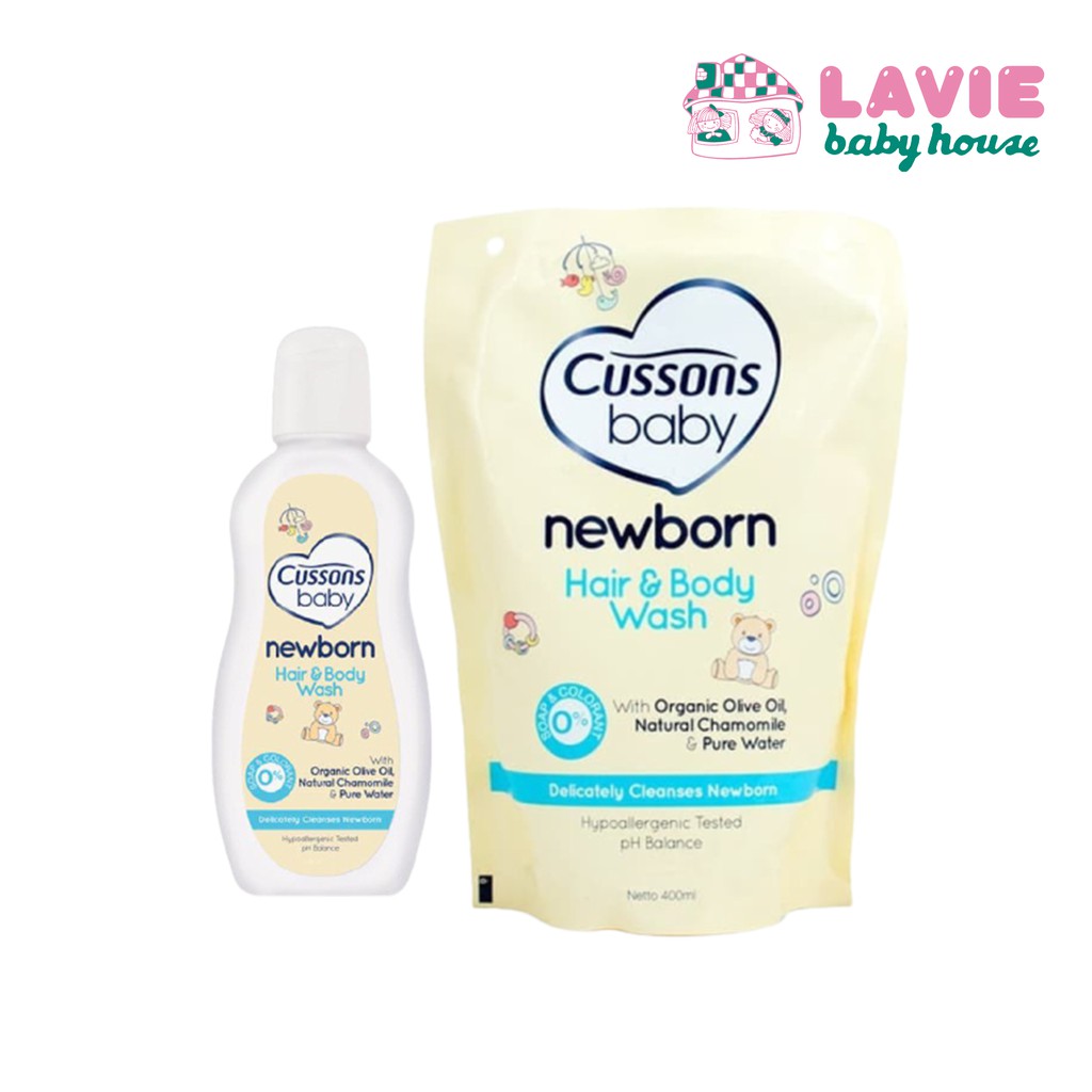 Cussons Newborn Hair And Body Wash Refill 400ml