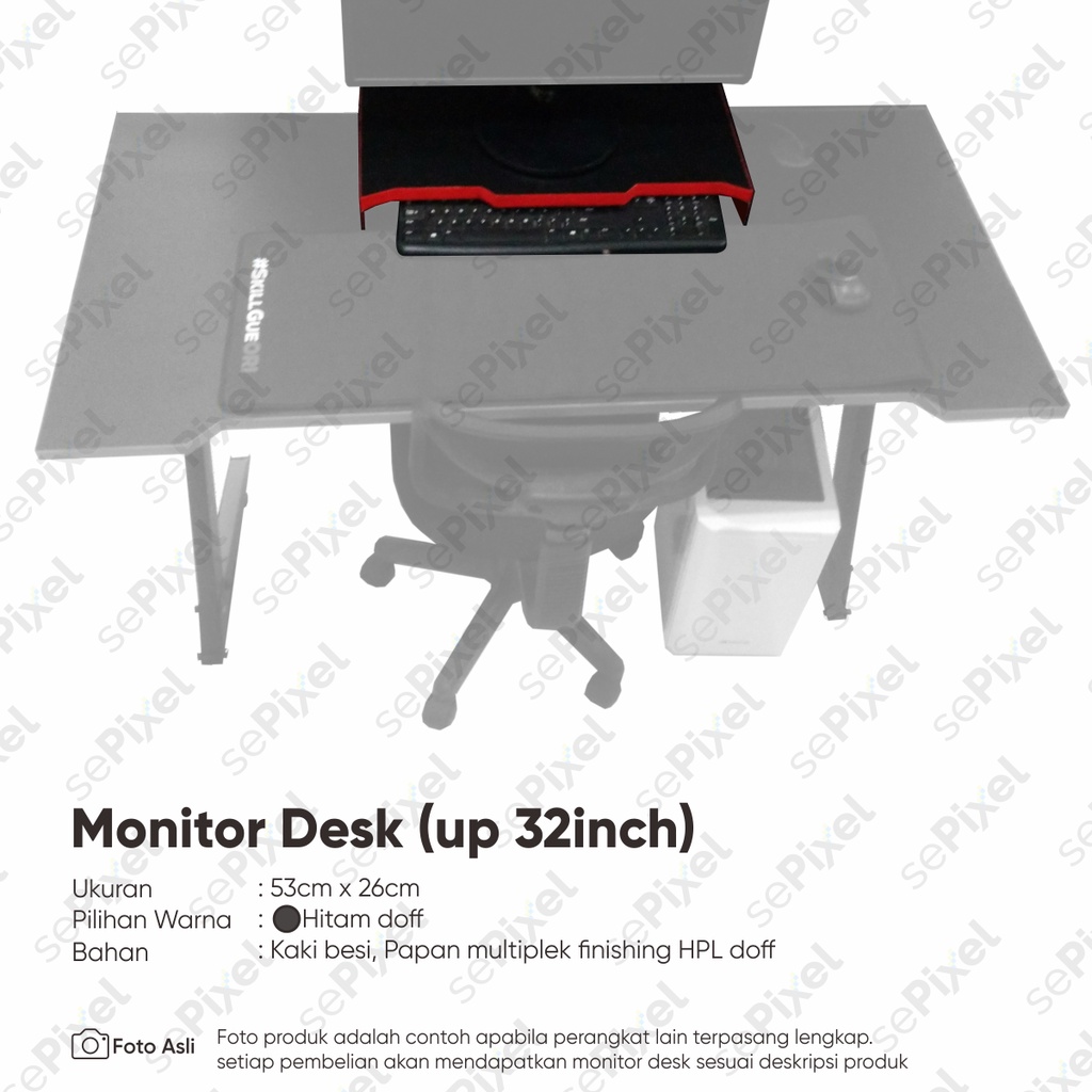 Monitor Desk atau meja monitor led 14inch 18inch 22inch 24inch 27inch 32inch