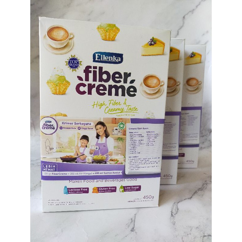 

BgKr Ellenka Fiber Creme 450g Box Fiber Cream 450gr Folding Box Susu Santan Creamer Gurih Sedap
