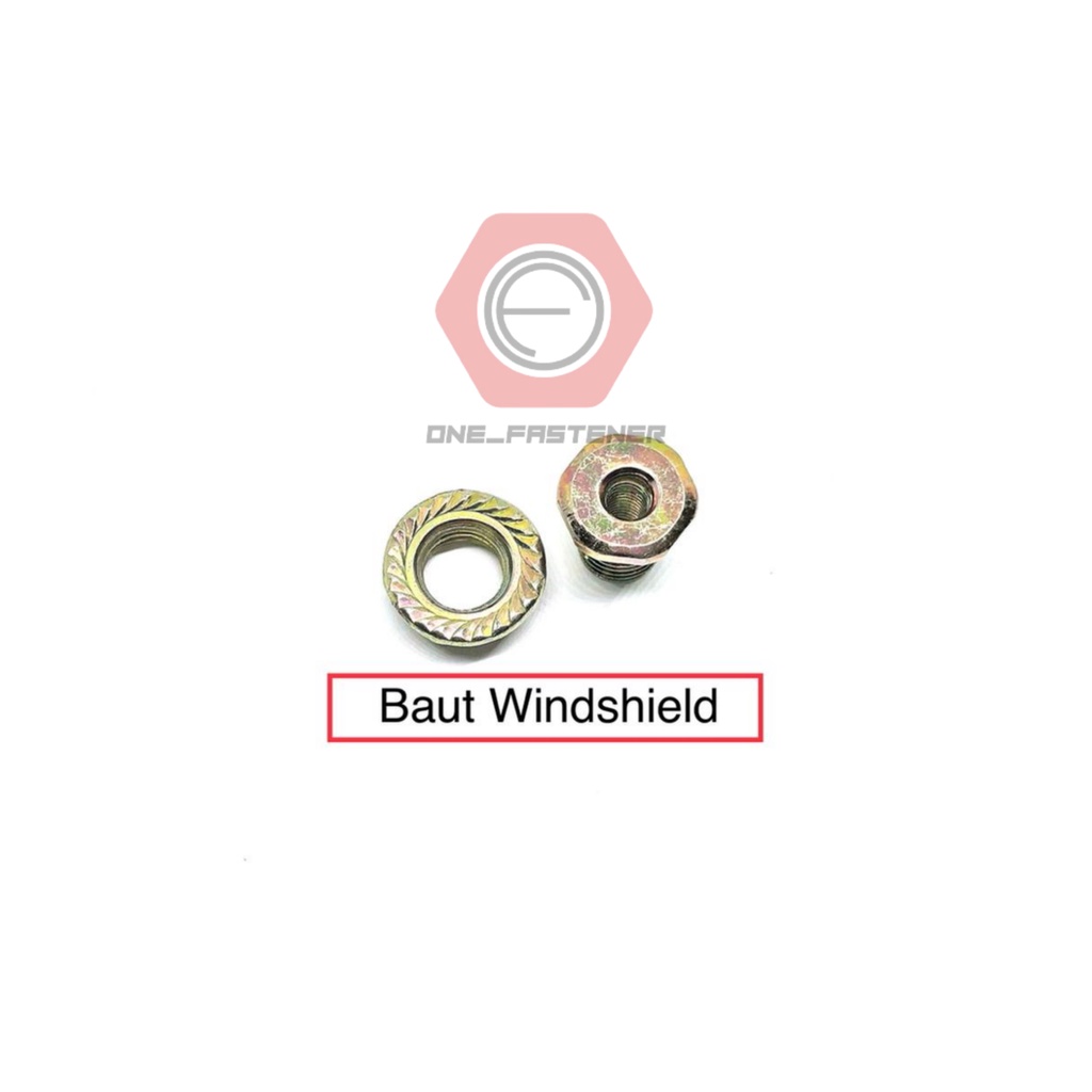 4 pcs Windshield Wellnut Baut Mur Anti Jebol Visor Tameng NMAX xmax