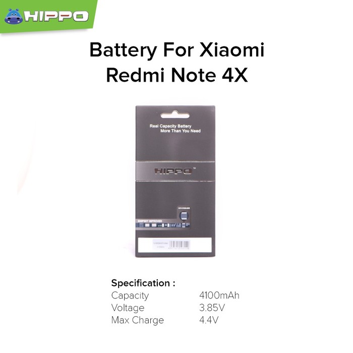 Hippo batere Baterai Xiaomi Redmi Note 4X 4100mAh (BN43)