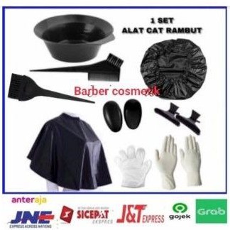 alat perlengkapan cat rambut 1 set / perlengkapan alat cat rambut
