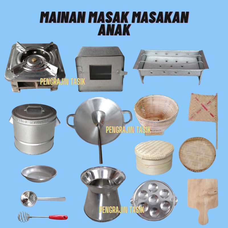 Miniatur Masak Masakan | Kompor Mini Anak Bisa Nyala