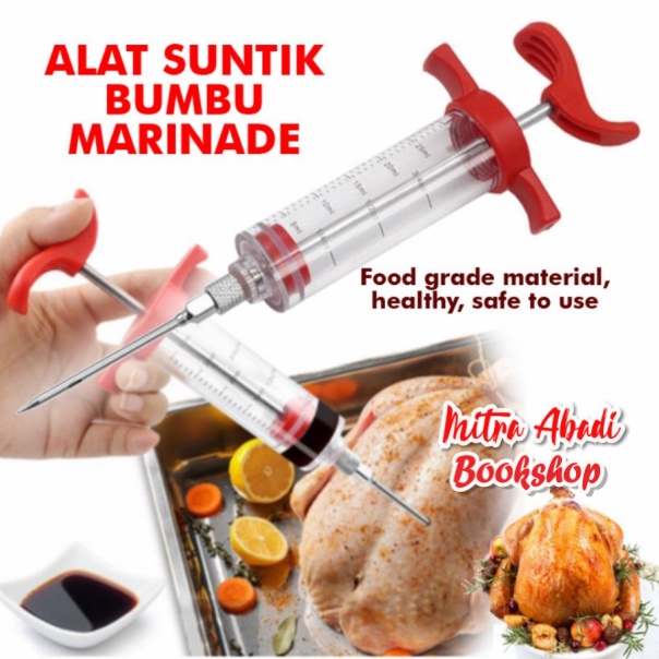Injektor / Alat Suntik Bumbu Marinasi / Marinade Daging 30 ML
