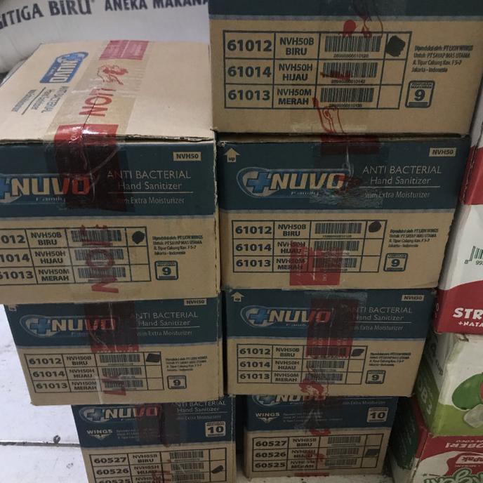 Nuvo Hand Sanitizer 50Ml Karton / Dus Isi 36 Botol Kinansale67