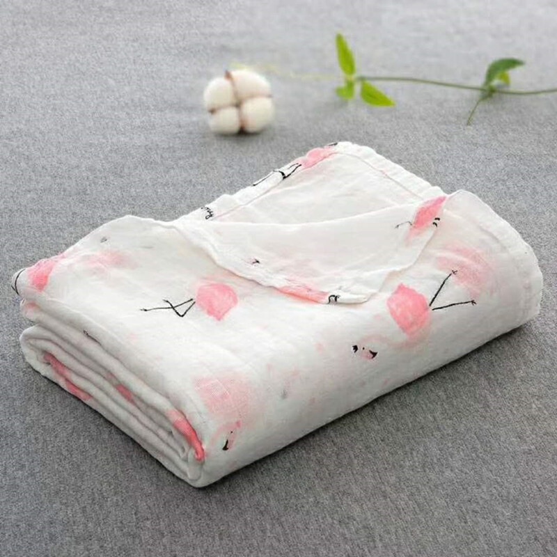 Baeby Muslin Swaddle (Bedong) Selimut Bayi Organic Bamboo 70% Cotton 30% 120 x 110 cm