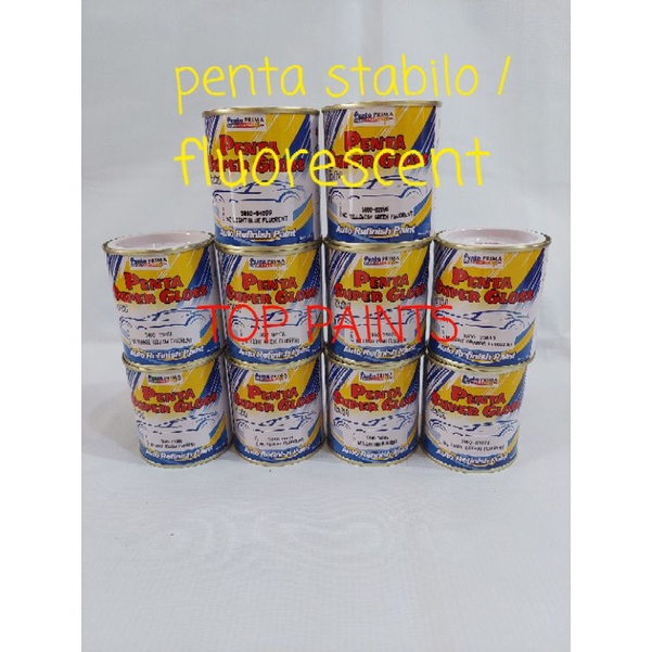 CAT DUCO PENTA SUPER GLOSS  NC  FLUORESCENT/STABILO KUNING /HIJAU/ORANGE/PINK/MERAH/VIOLET/PUTIH /DLL - 200G