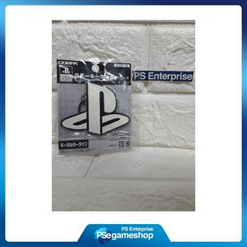 Play Station Rubber Key Ring `Play Station Family Mark` (Anime Toy)