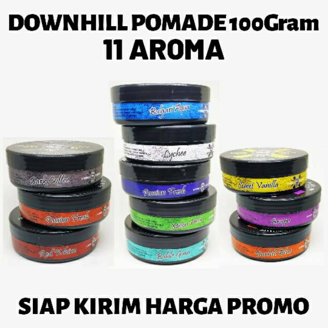 Downhill Pomade Oilbased  besar 100gram aroma grosir murah 11 Aroma