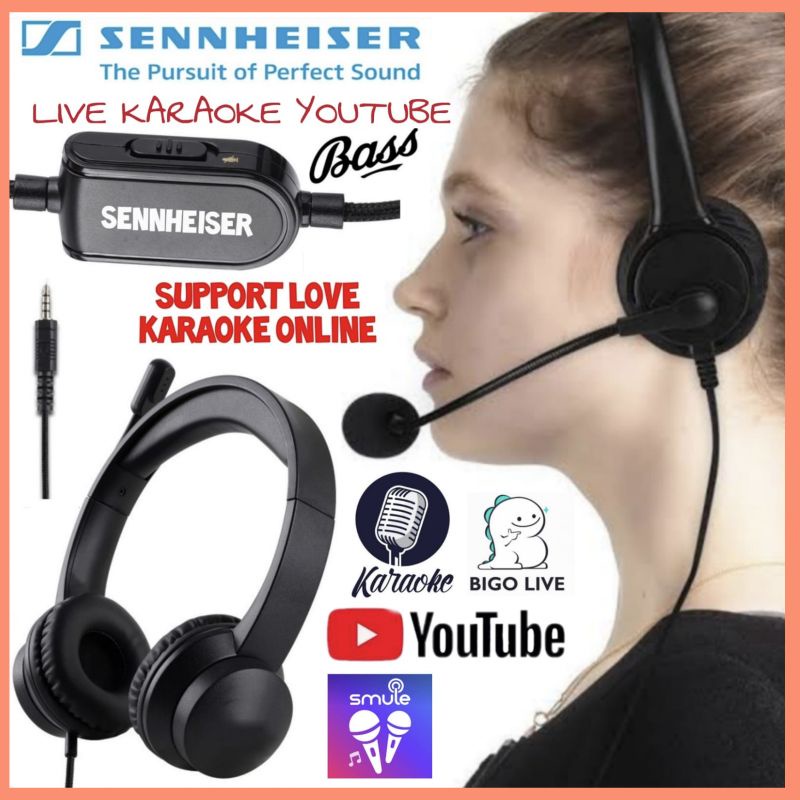 Headset Mic Earphone Sennheiser Khusus Karaoke Di Hp Smule Youtube