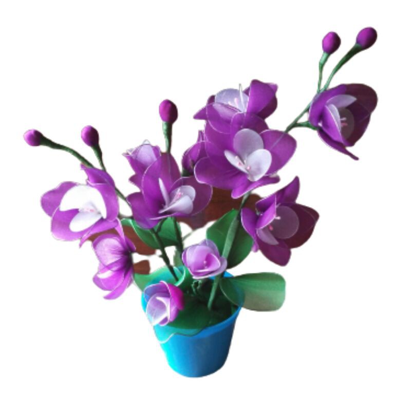 Bunga Hias Dekorasi Ruangan Pajangan Sudut Rumah Hiasan Meja Ruang Tamu Bunga Kerajinan Tangan