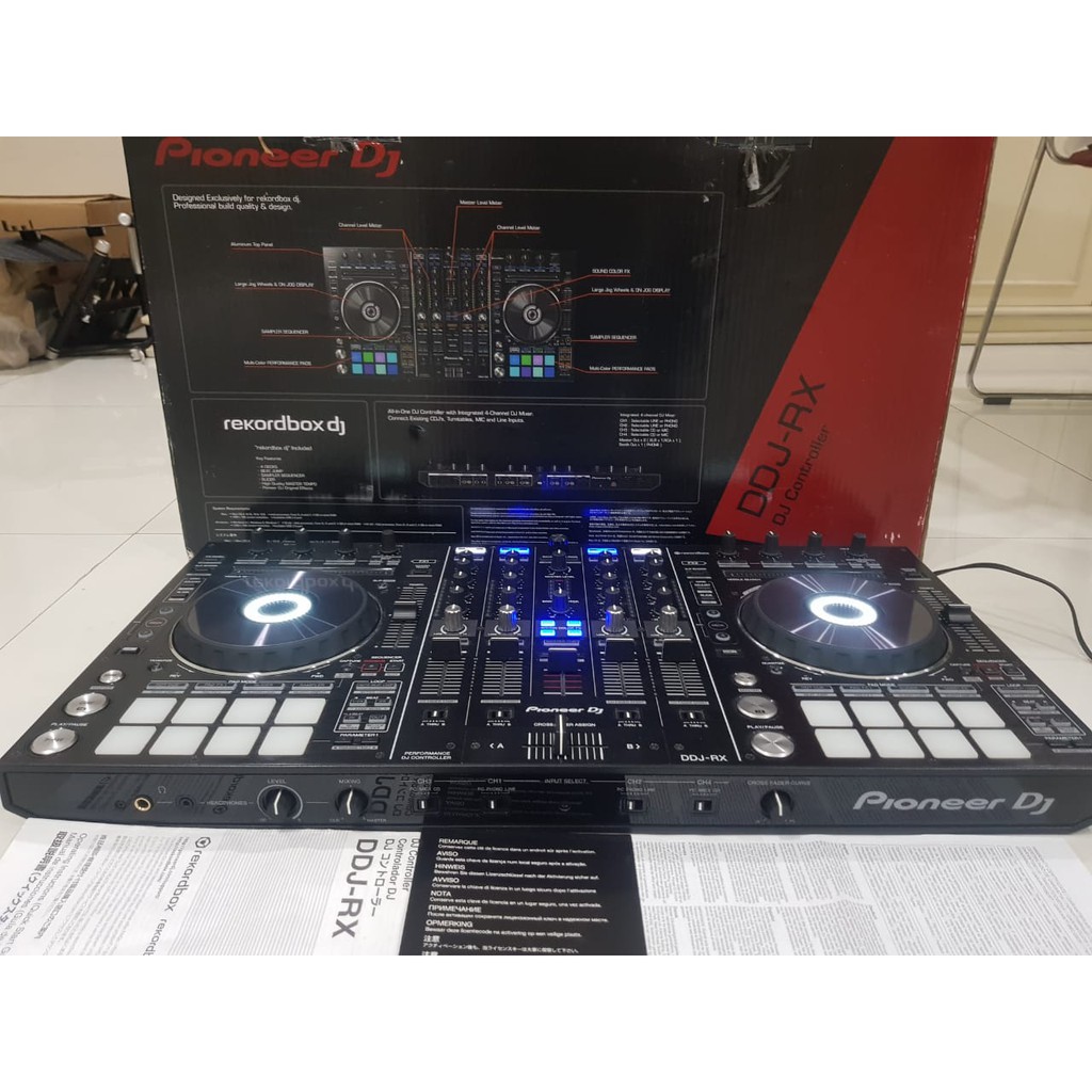 Alat DJ Pioneer DDJ RX Bonus License Rekordbox Lengkap Dus dan Kitab-Kitab Controller DJ
