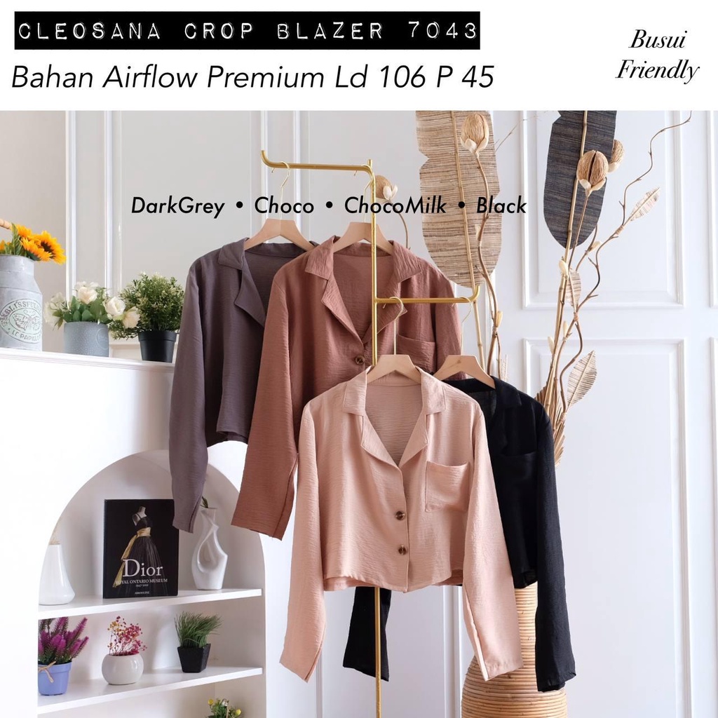 CLEOSANA CROP BLAZER / ATASAN KERJA