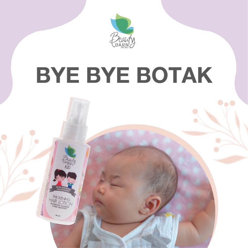 Beauty Barn Kids HAIR LOTION ORGANIC / Lotion Rambut Anak Beauty Barn 60ml 120ml Refill