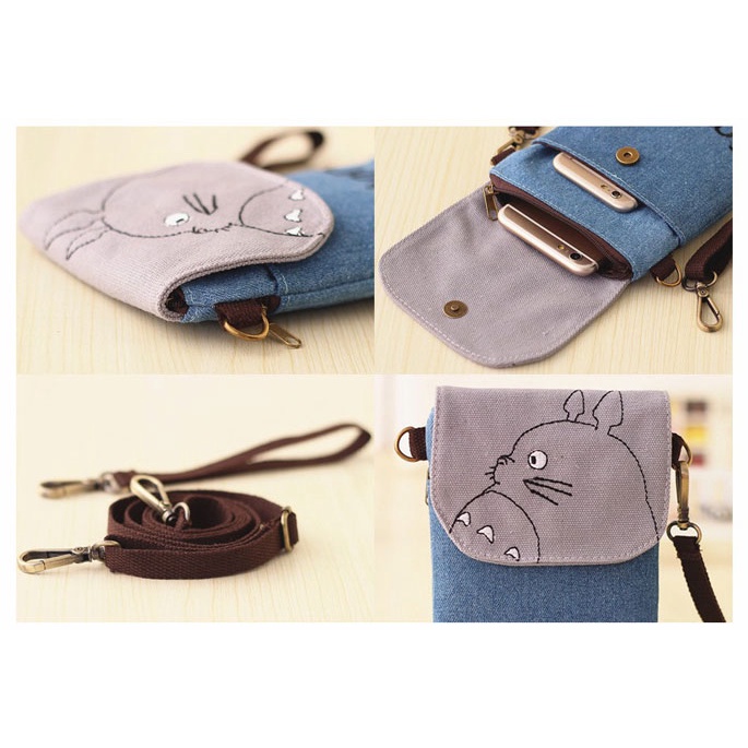 Tas Selempang Model Totoro / Tas Selempang Murah Wanita Mini Tas Selempang Totoro / Tas Selempang Anak Perempuan Lucu Mini Murah / Tas Hp Selempang Wanita Murah Kekinian Tas Bahu Mini Model Totoro Simpel Berkualitas / tas slempang canvas mini Keren Hits