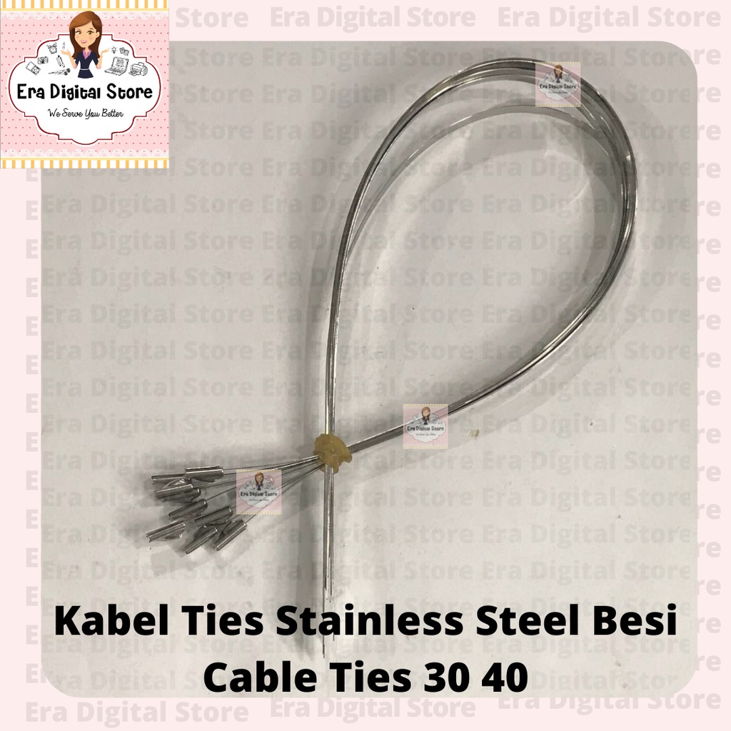Kabel Ties Stainless Steel Besi Cable Ties 30 40