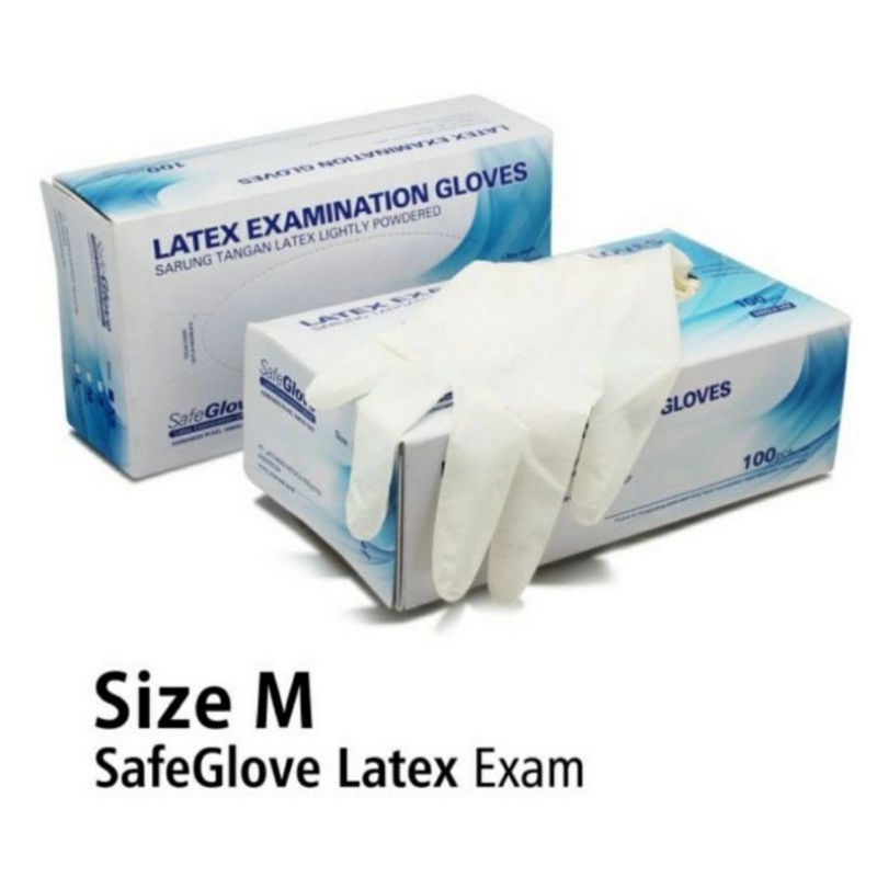 Sarung Tangan Medis Safe Glove / Maxter Ukuran M
