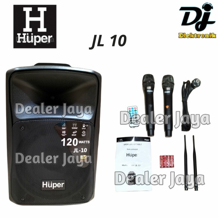 Speaker Portable Huper JL10 / JL 10 - 10 inch