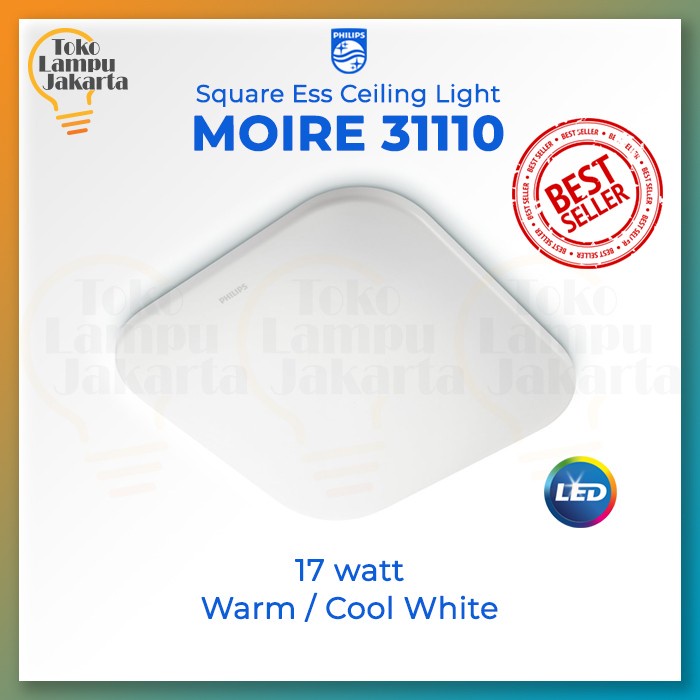 Lampu Plafon 31110 MOIRE 27K CEILING 17W