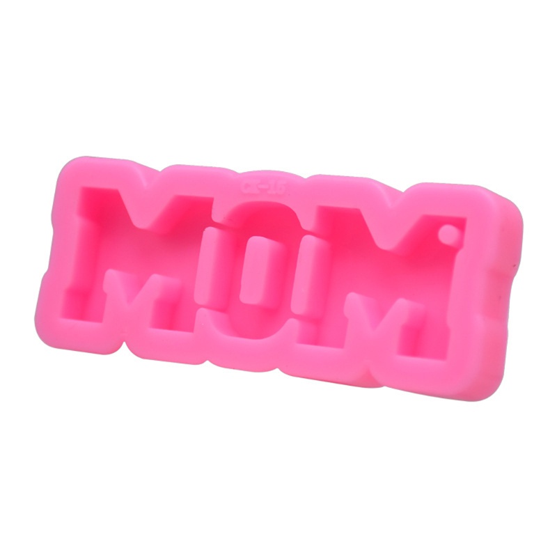 SIY  Mom Dad Resin Mold Letter Mother's Father's Day Keychain Pendant Resin Mold Tool